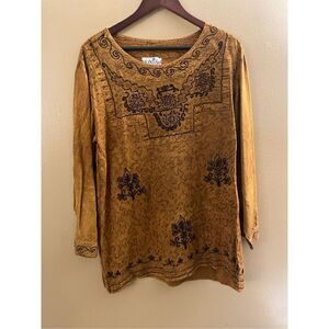 Vintage Montaj Women’s Embroidered Tunic Small